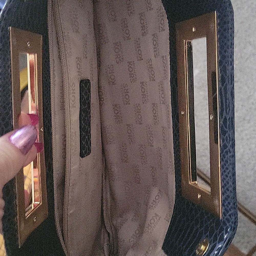 Michael Kors-Python Clutch Nwot-Mint Condition Mi… - image 3